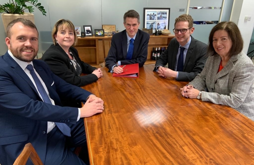 Stoke MPs with the Education Secretary