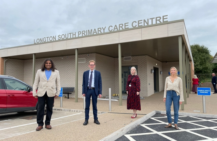 Jack Brereton MP welcomes opening of new Longton Medical Practice