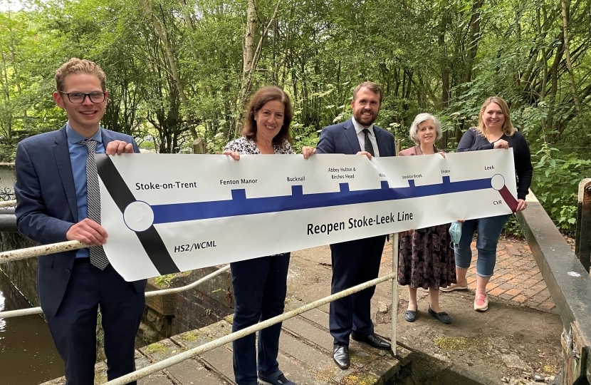 MPs campaign for reopening of the Stoke to Leek line