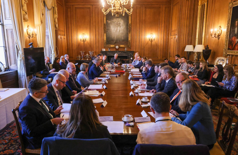 The round table meeting to discuss Stoke-on-Trent was attended by senior Ministers and representatives of national agencies