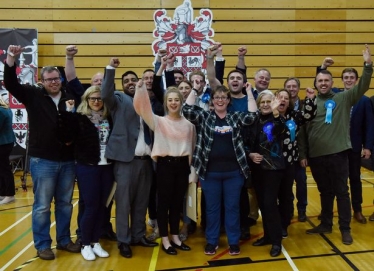 Victorious Stoke-on-Trent Conservatives team